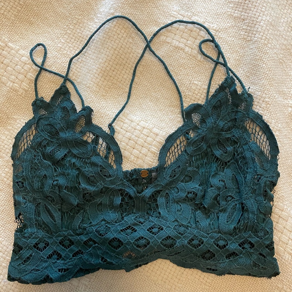 Green Free People Bralette